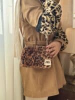 کیف خز طرح پلنگی کد:3003 - Image 6